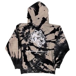 NEW Darc Sport Men's Wolves Forever Bodybuilding Club Tie Dye Hoodie Sweatshirt